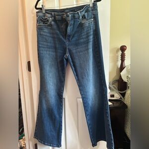 J. Jill Medium Blue Flare Jeans